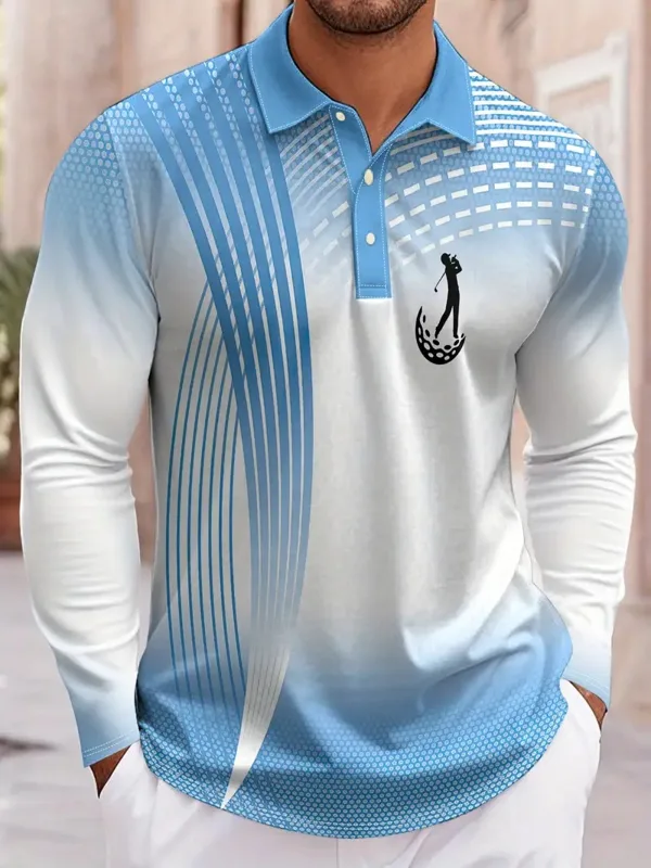 Modieus geometrisch patroon he - Men'S Fashion Golf Clothing recensie en prijs