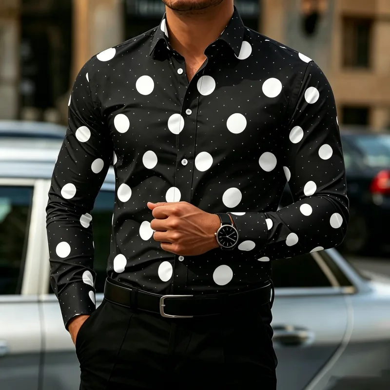 Herenoverhemd met lange mouwen - Men'S Tops Fashion recensie en prijs