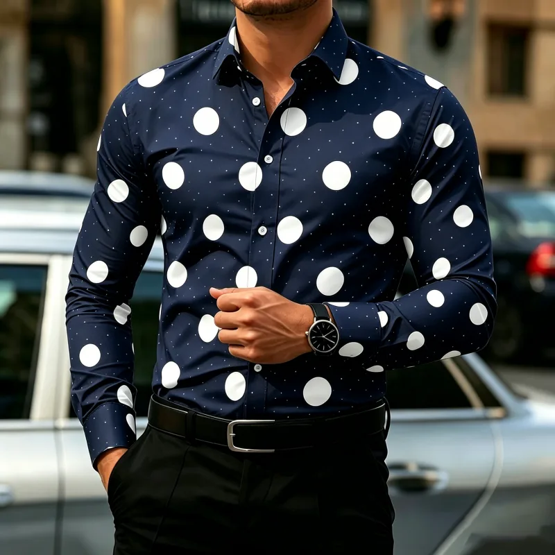 Herenoverhemd met lange mouwen - Men'S Tops Fashion recensie en prijs