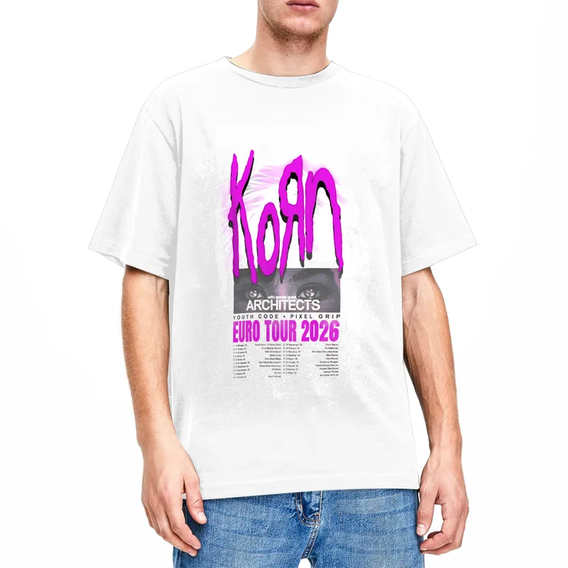 Korn Europa en UK Tour 2026 T- - Men'S Fashion Uk recensie en prijs