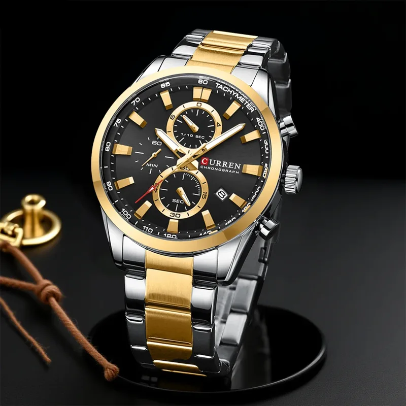 CURREN Casual quartz chrono sp - Fashion Mens Watches recensie en prijs