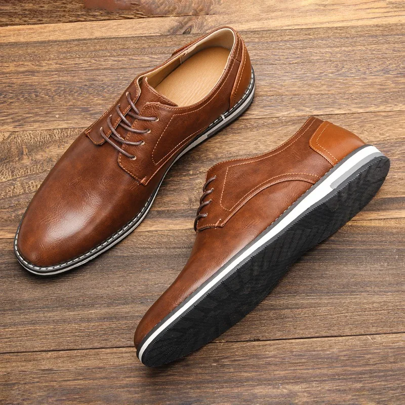 Casual leren herenschoenen Mod - Mens Fashion Zapatos recensie en prijs