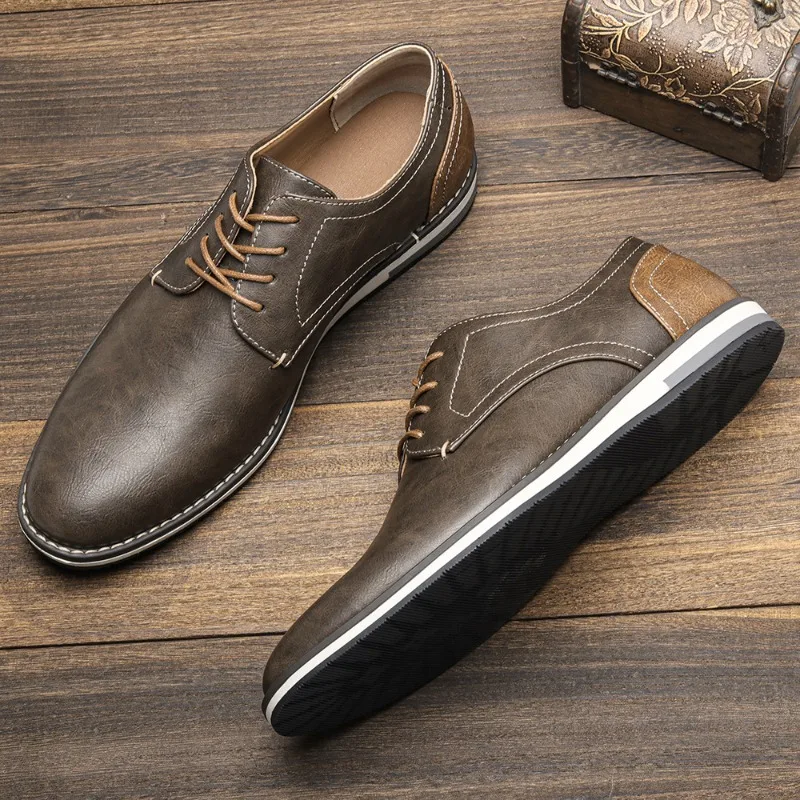 Casual leren herenschoenen Mod - Mens Fashion Zapatos recensie en prijs