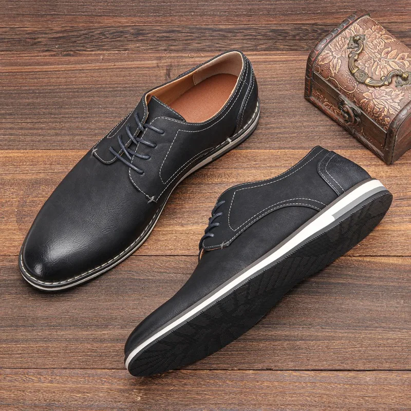 Casual leren herenschoenen Mod - Mens Fashion Zapatos recensie en prijs
