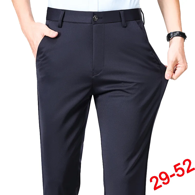 Plus size broek heren pak broe - Formal Trouser Stretch recensie en prijs