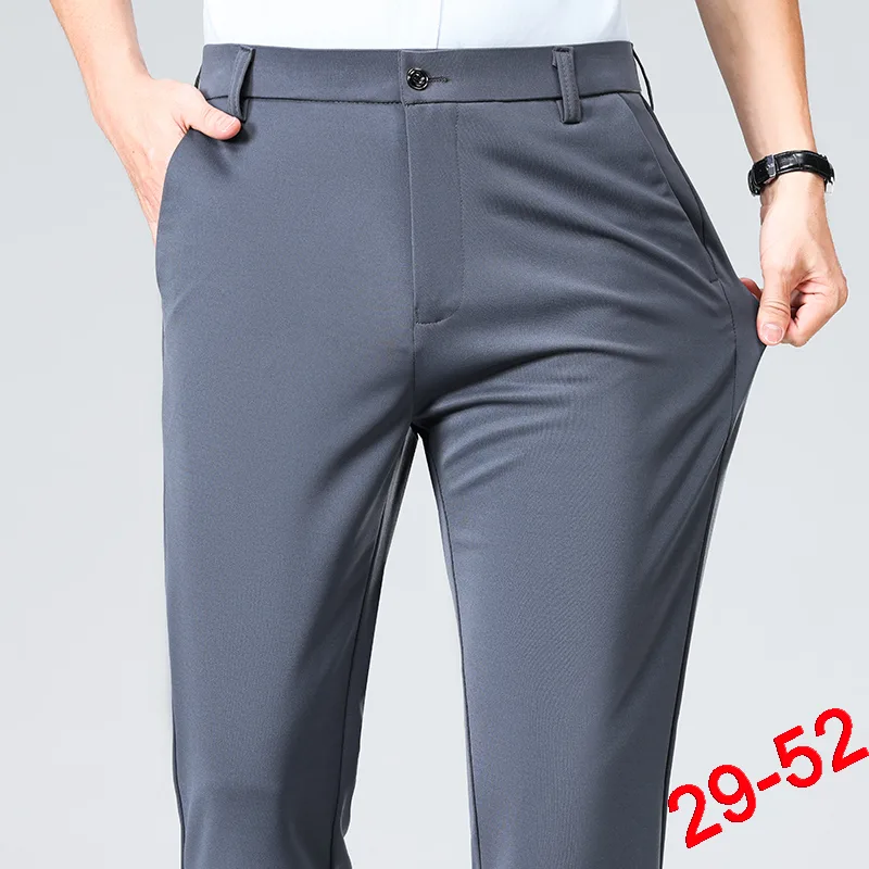 Plus size broek heren pak broe - Formal Trouser Stretch recensie en prijs