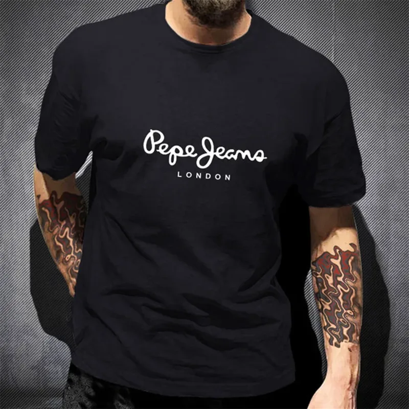T-shirt met minimaal borstlogo - Jeans Shirt Fashion For Men recensie en prijs