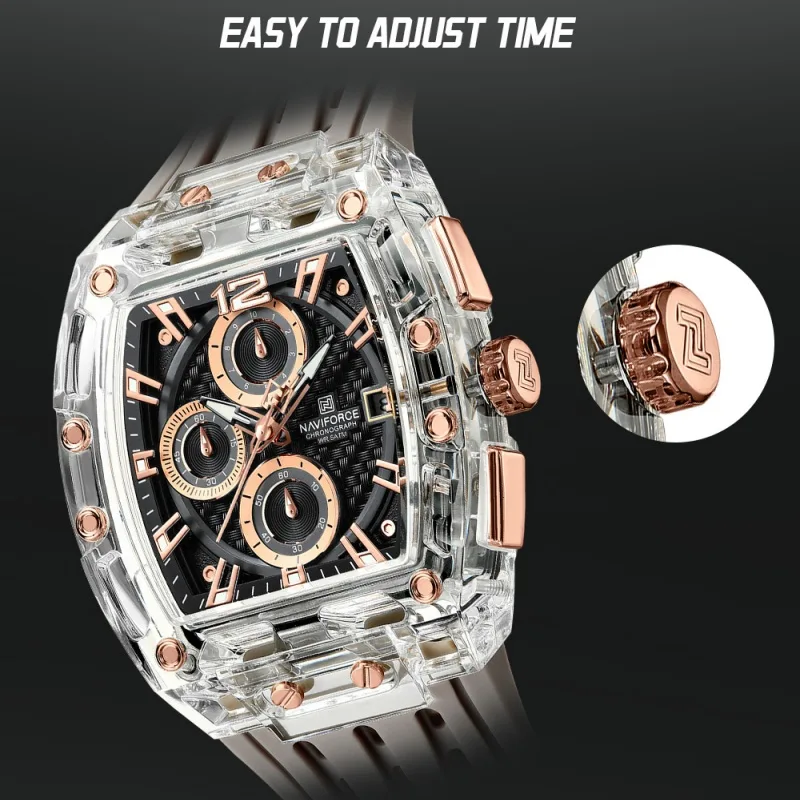 NAVIFORCE Heren Chronograaf Qu - Fashion Mens Watches recensie en prijs