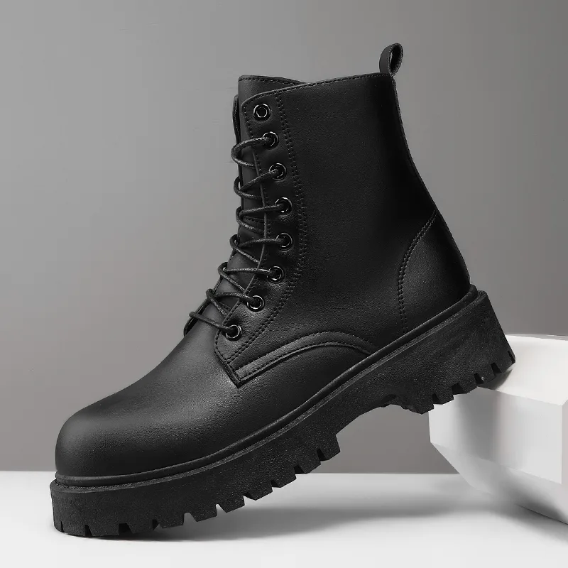 YUYIN Hoge herenlaarzen met za - Mens Fashion Zapatos recensie en prijs