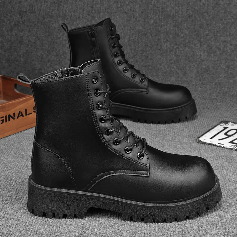 YUYIN Hoge herenlaarzen met za - Mens Fashion Zapatos recensie en prijs