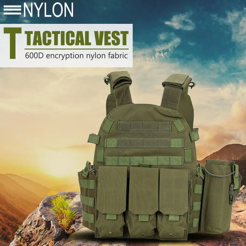 600D Nylon Tactisch Vest MOLLE - Tactical Vest Men recensie en prijs