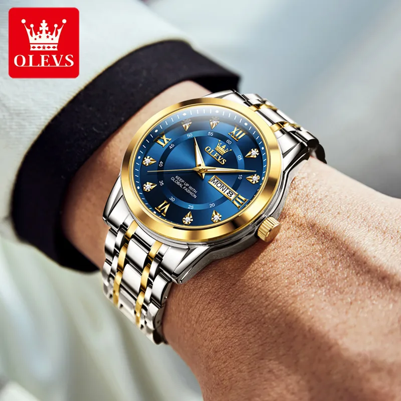 OLEVS merk mode herenhorloges  - Fashion Mens Watches recensie en prijs