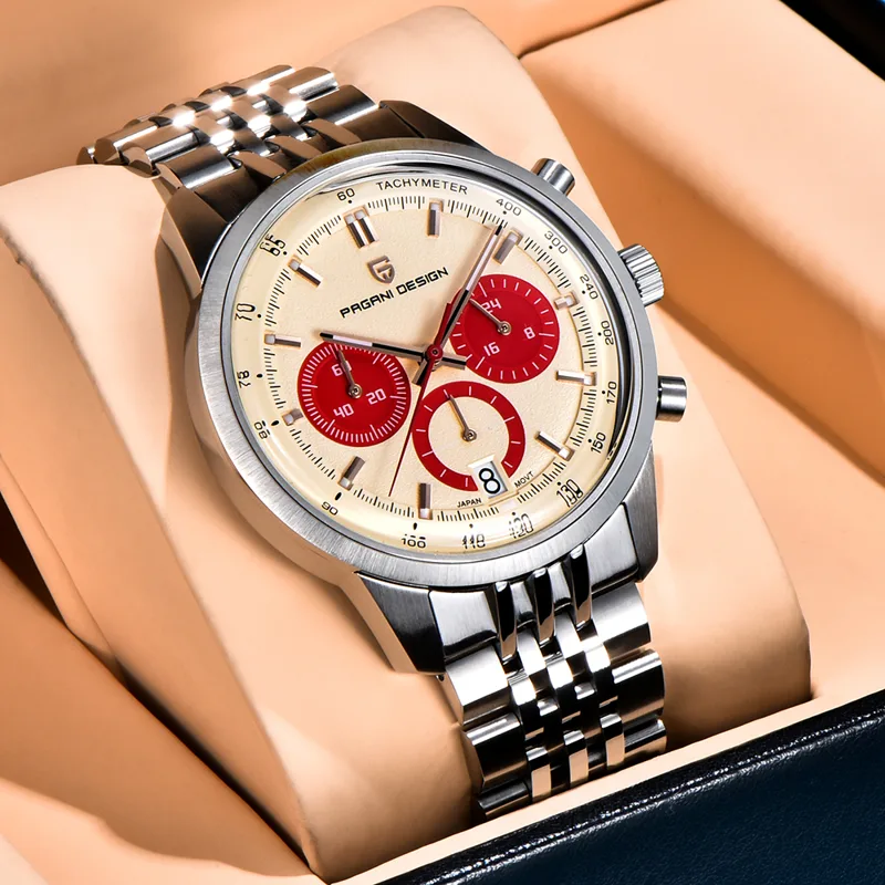 PAGANI DESIGN Nieuwe VK63 Quar - Fashion Mens Watches recensie en prijs