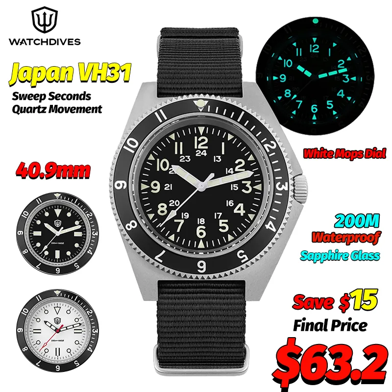 Watchdives WD1972 Quartz Horlo - Fashion Mens Watches recensie en prijs