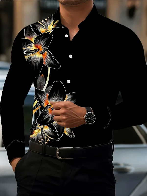 Herenshirt met rode rozenprint - Men'S Fashion recensie en prijs