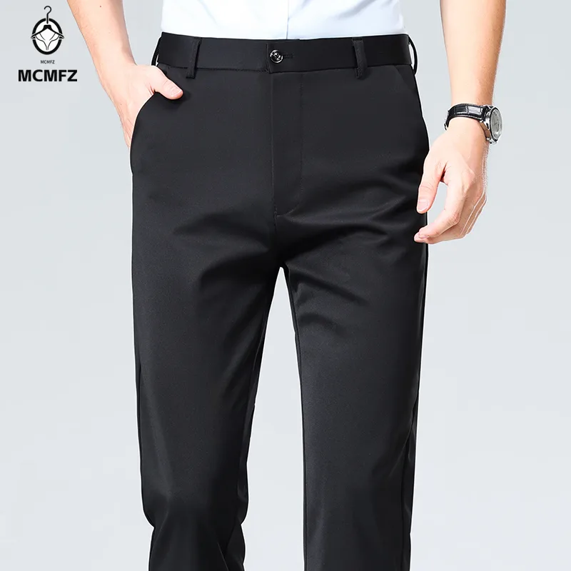 Heren losse rechte pijp vierwe - Formal Trouser Stretch recensie en prijs
