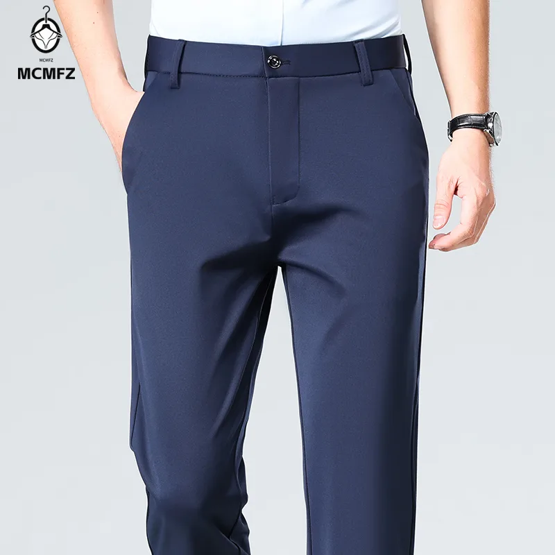 Heren losse rechte pijp vierwe - Formal Trouser Stretch recensie en prijs