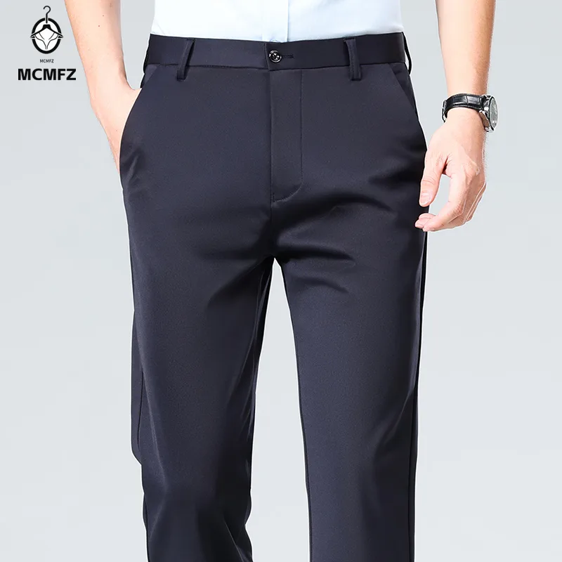 Heren losse rechte pijp vierwe - Formal Trouser Stretch recensie en prijs