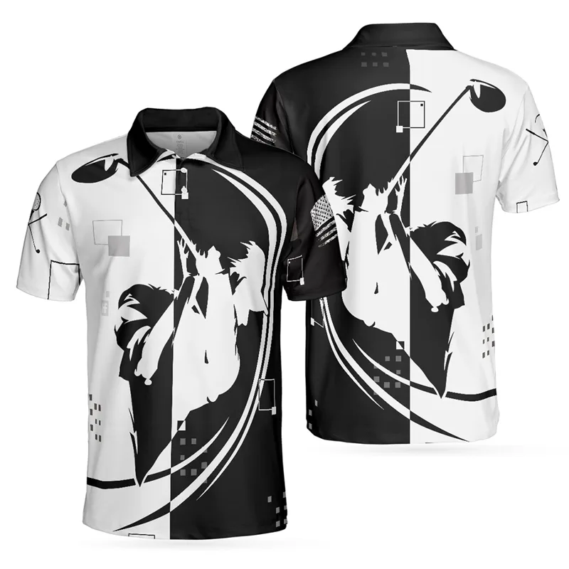 Zomer golfpoloshirt voor heren - Men'S Fashion Golf Clothing recensie en prijs