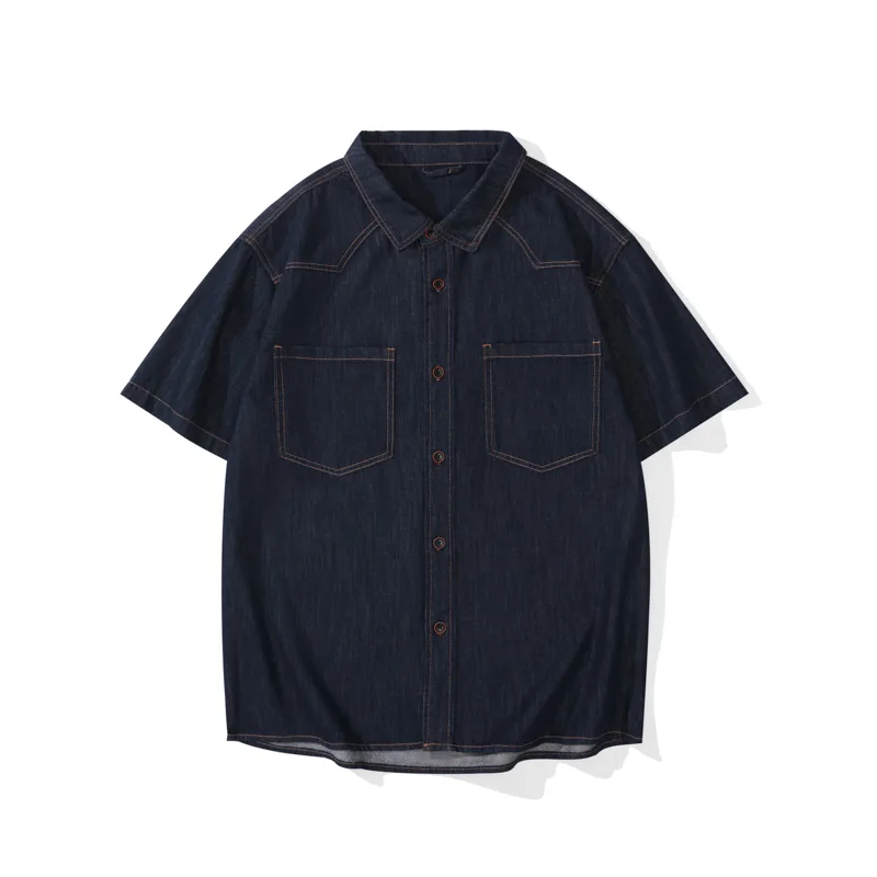 Zomer Lichtgewicht Dun Denim S - Jeans Shirt Fashion For Men recensie en prijs