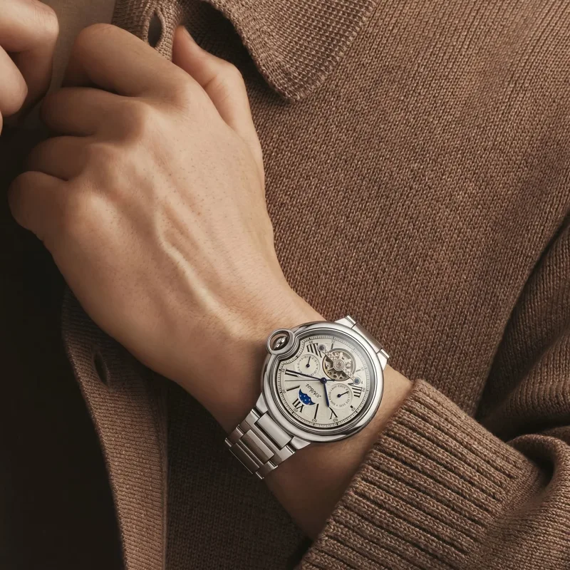 Heren quartzhorloge roestvrij  - Fashion Mens Watches recensie en prijs