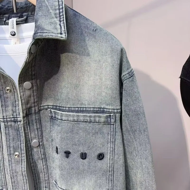 Vintage Clean fit Lente Herfst - Jeans Shirt Fashion For Men recensie en prijs