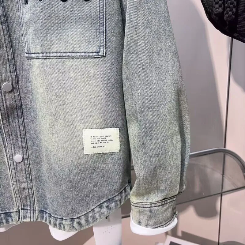 Vintage Clean fit Lente Herfst - Jeans Shirt Fashion For Men recensie en prijs