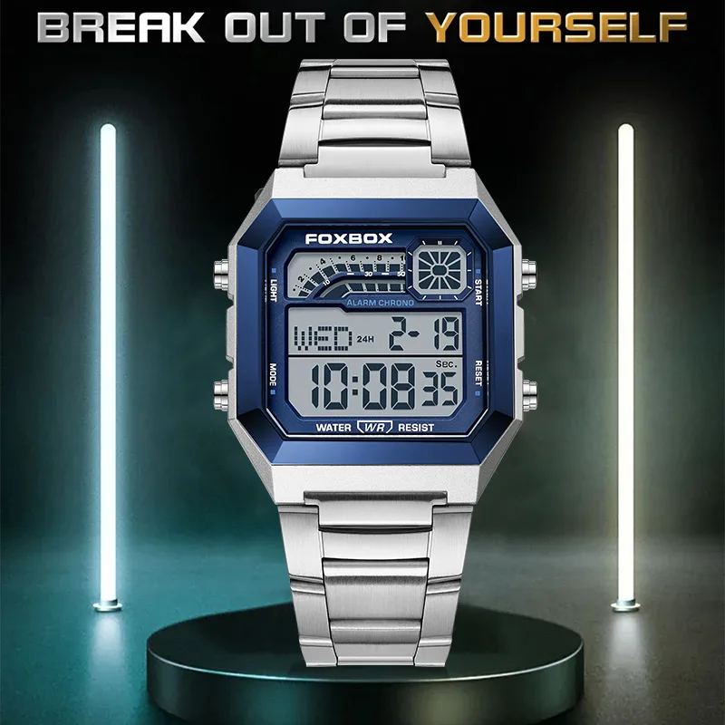 FOXBOX Fashion Luxe Digitale H - Fashion Mens Watches recensie en prijs