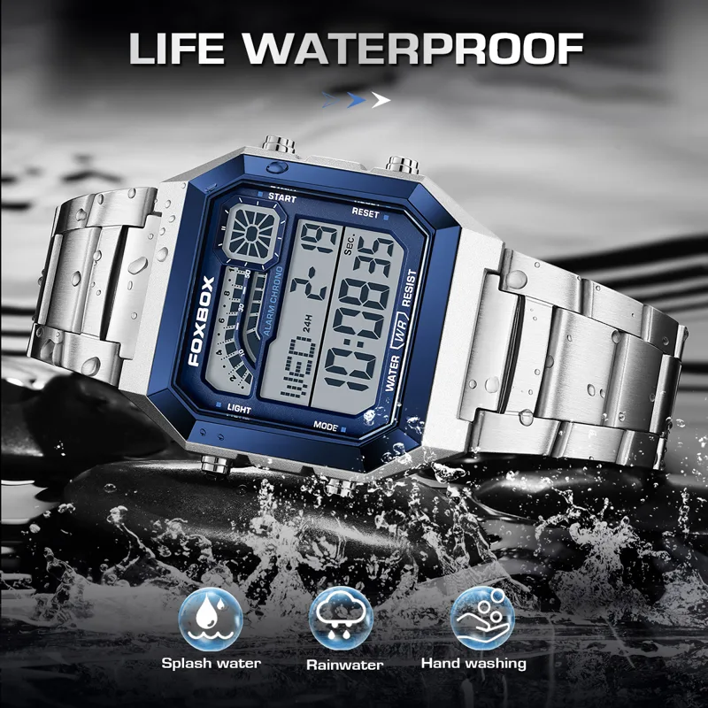 FOXBOX Fashion Luxe Digitale H - Fashion Mens Watches recensie en prijs