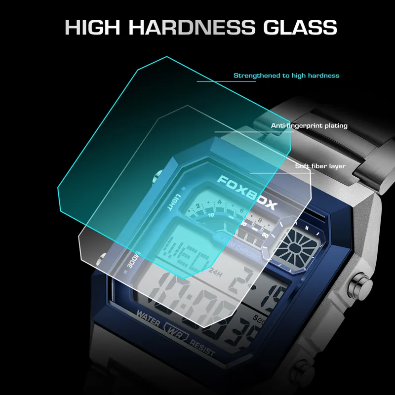 FOXBOX Fashion Luxe Digitale H - Fashion Mens Watches recensie en prijs