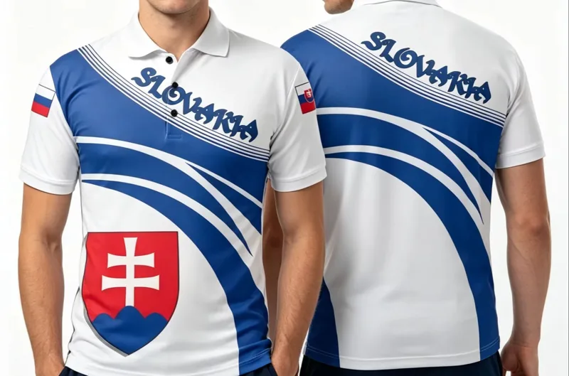 Slowakije Vlag 3D Print Polosh - Men'S Fashion Golf Clothing recensie en prijs