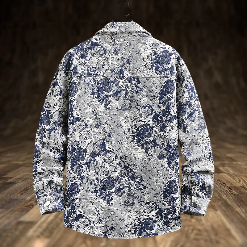 Lente Heren Luxe Denim Jas Lan - Jeans Shirt Fashion For Men recensie en prijs
