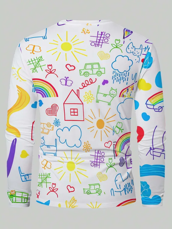 2026 Nieuwe Dopamine Kleur Gra - Men'S Tops Fashion recensie en prijs